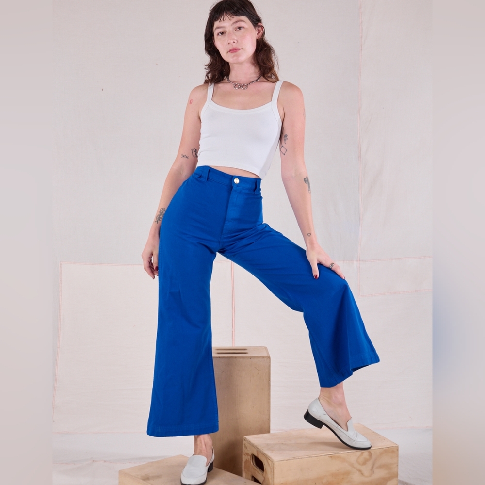 Big Bud Press Bell Bottom Pants. Medium. Royal Blue. Great quality fabric!